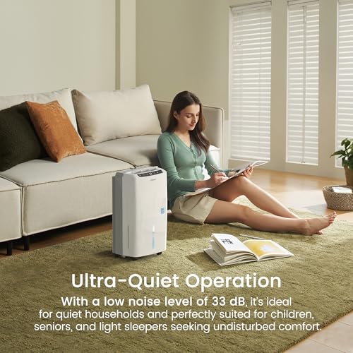 Waykar 2,000 Sq. Ft. Dehumidifier – 34 Pint