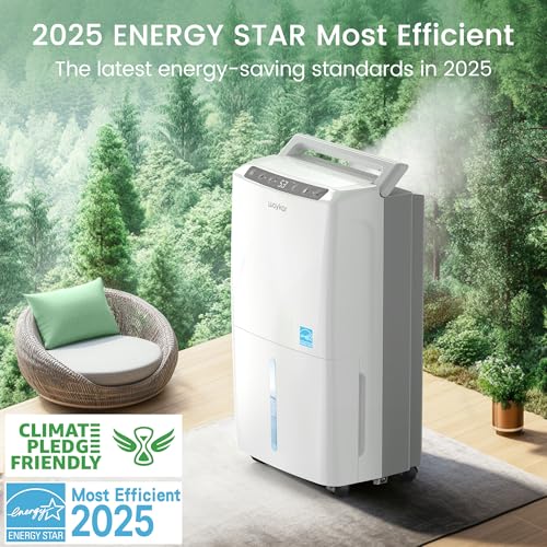 Waykar 2,000 Sq. Ft. Dehumidifier – 34 Pint