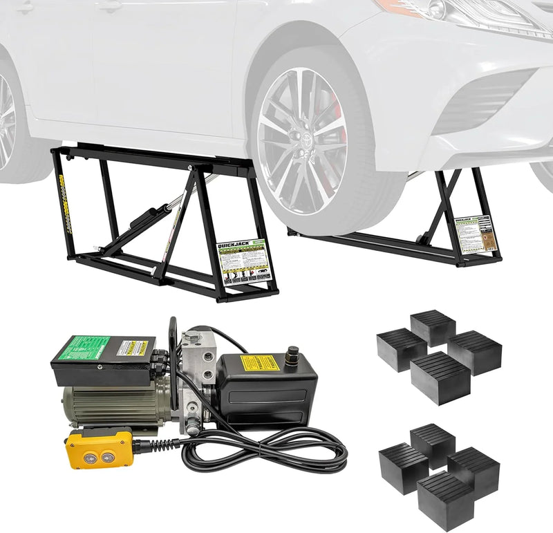 5000TL Portable Car Lift – ALI Certified 5,000 lb Capacity with 110V Power Unit, Compact Alternative to a 2-Post Car Lift for Garage, Home Mechanics, DIY Auto Repair, or Shop Use U3182