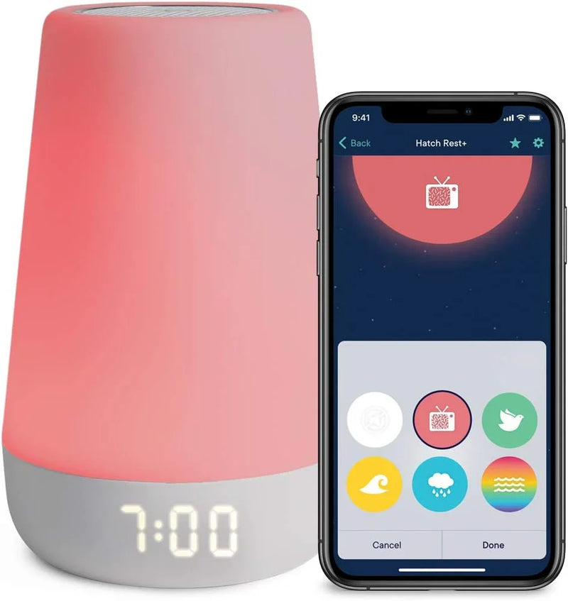 Night light, enhanced wake-up reminder audio monitor, white noise soothing device, infant sleep training device, children's alarm clock, night light O2924