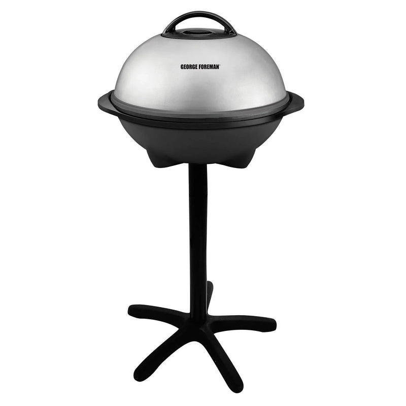 George Foreman Silver 12 Servings Upto 15 Electric Grill Z3610