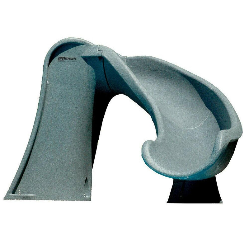 Cyclone Right Curve Swimming Pool Slide, Gray Granite W6897