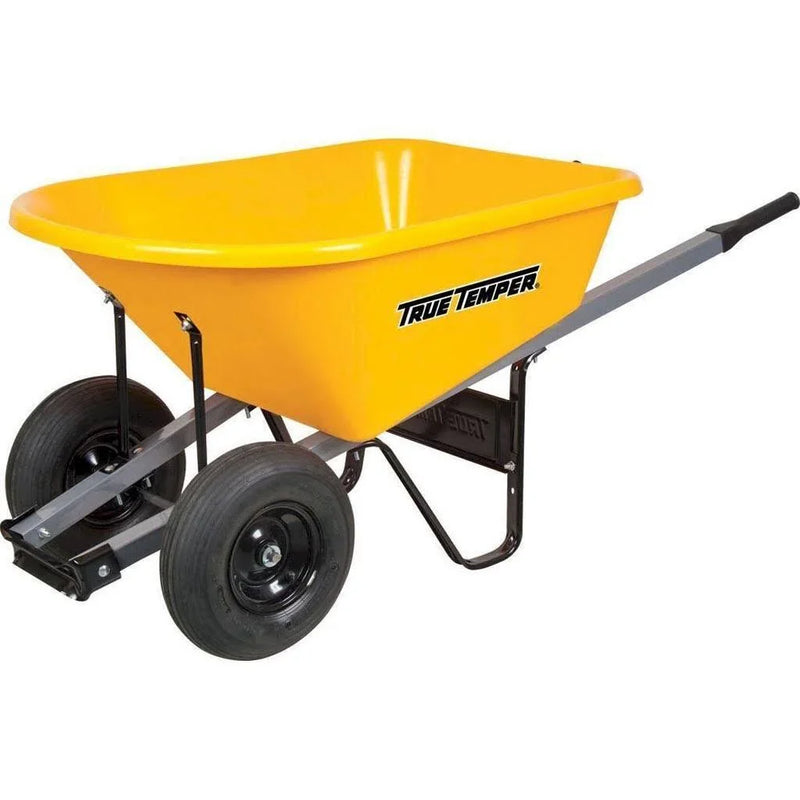 6 Cu. ft. Poly Wheelbarrow with Dual Wheels RP6DWLG8 R7466