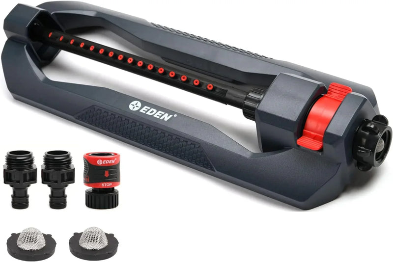 Eden Lawn & Garden Essential Oscillating Sprinkler | Water Sprinkler for Yard I8554