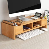 Floating TV Stand - Modern Furniture - Floating TV Stand with Drawers - Wooden Wall-mounted Cabinet Unit with Drawers - Double-layer Computer and TV Space Organizer台
