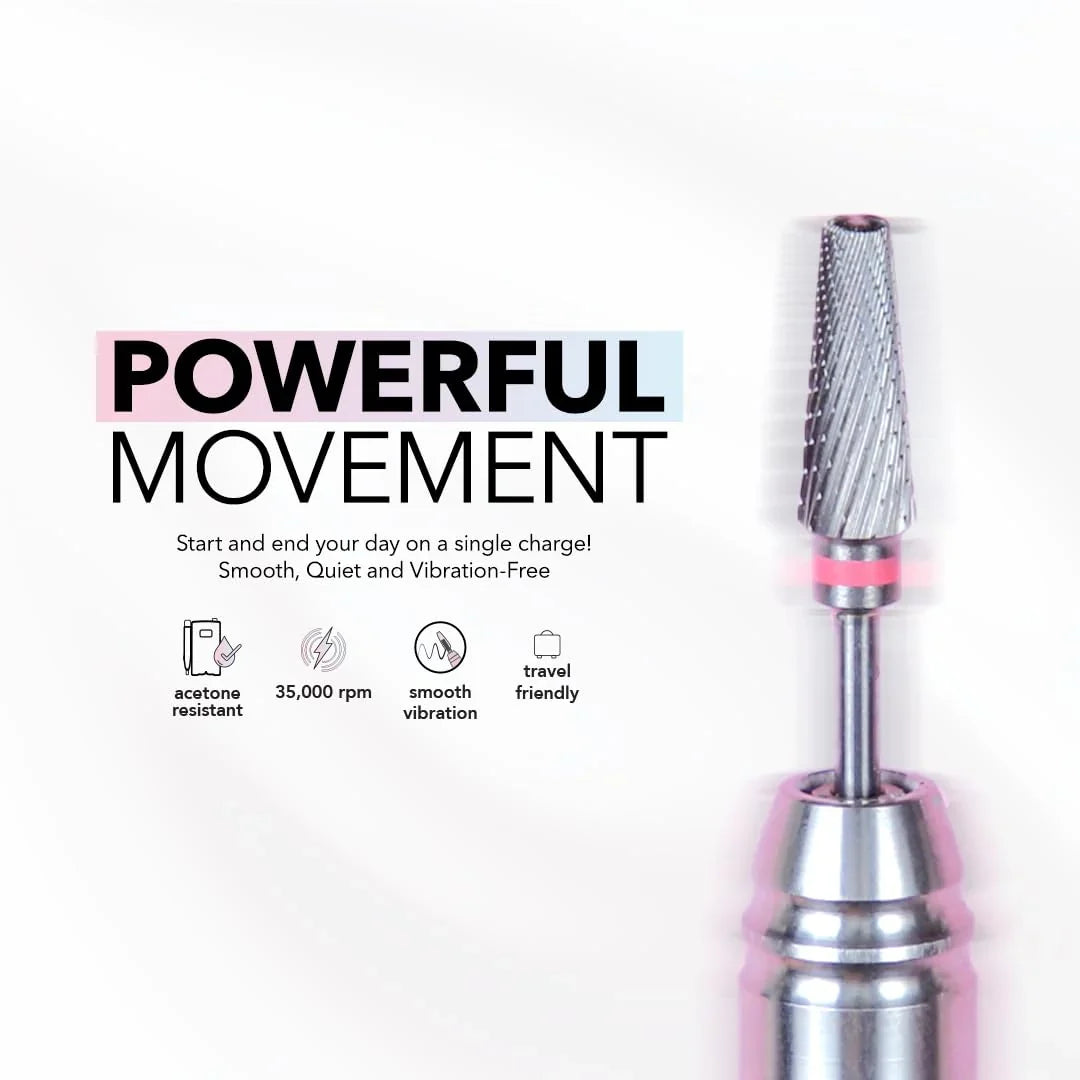 Electric drill | Portable, rechargeable and wireless | White