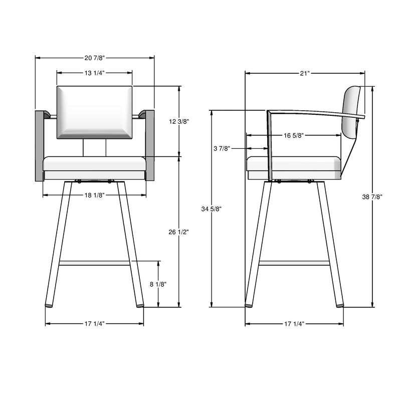Akers Counter Stool F7420