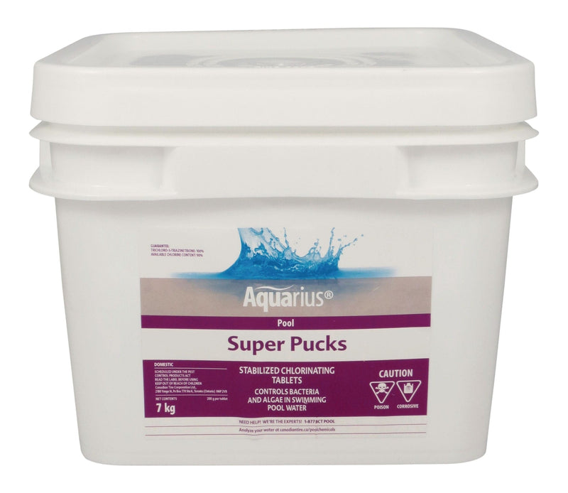 Super Pucks - Stabilized Pool Chlorine Pucks, 7-kg X1718