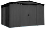 Arrow Classic Galvanized Steel Storage Shed, Charcoal, 10-ft x 8-ft