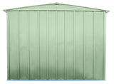 Arrow Classic Galvanized Steel Storage Shed, Sage Green, 8-ft x 6-ft