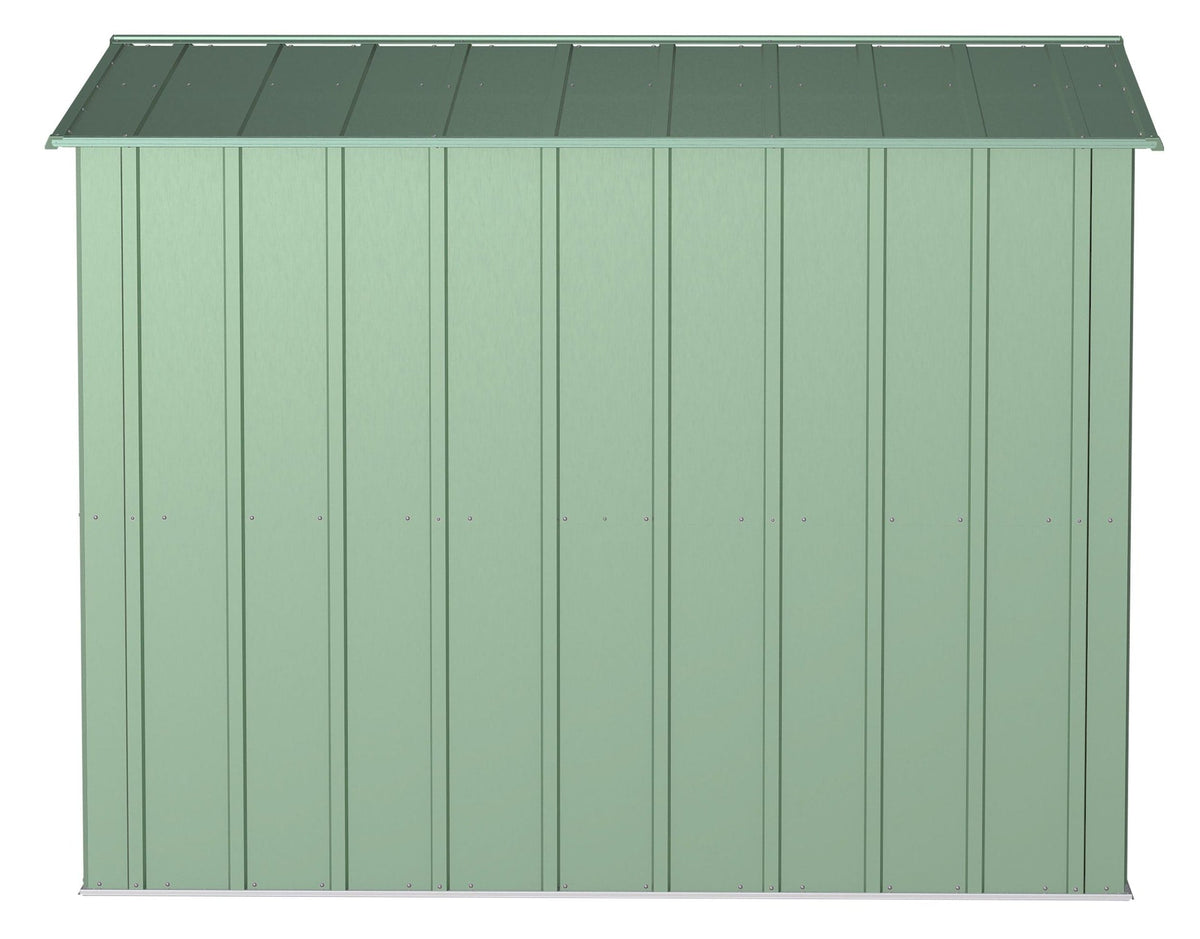Arrow Classic Galvanized Steel Storage Shed, Sage Green, 8-ft x 8-ft