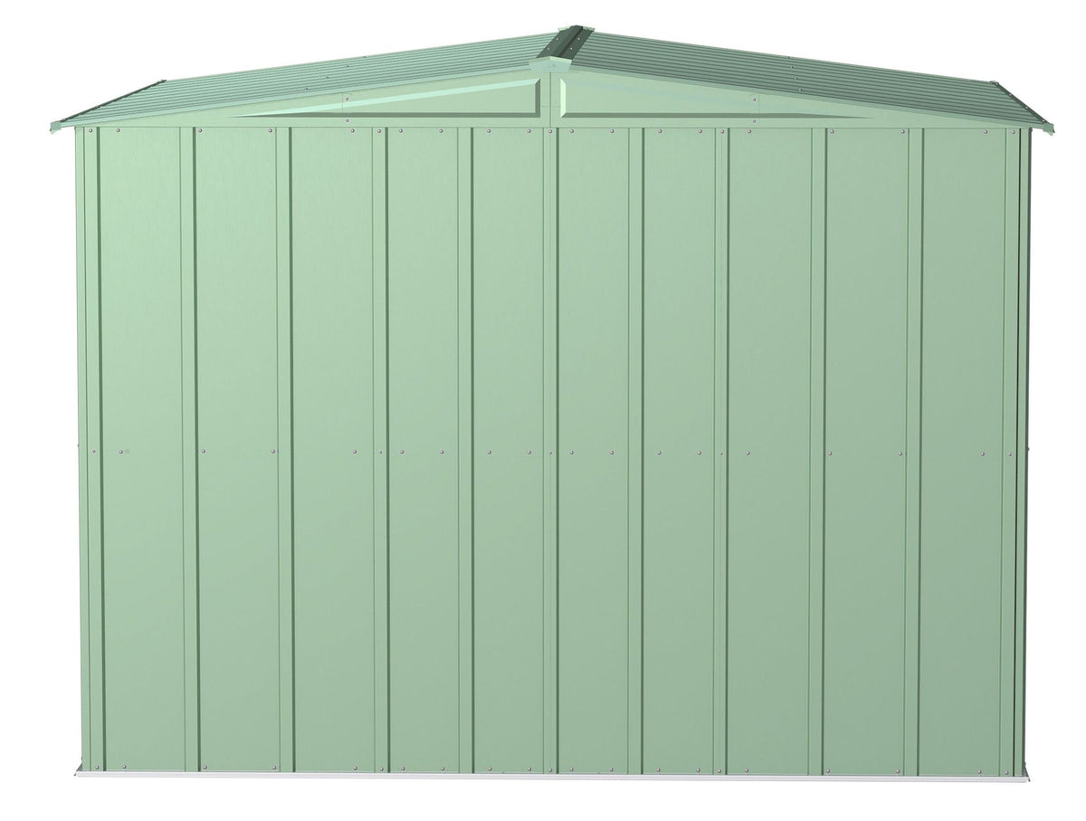 Arrow Classic Galvanized Steel Storage Shed, Sage Green, 8-ft x 8-ft