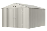 Arrow Elite 10x12-ft Cool Grey Corrosion-Resistant Steel Storage Shed