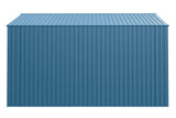 Arrow Elite 14x12-ft Blue Grey Corrosion-Resistant Steel Shed