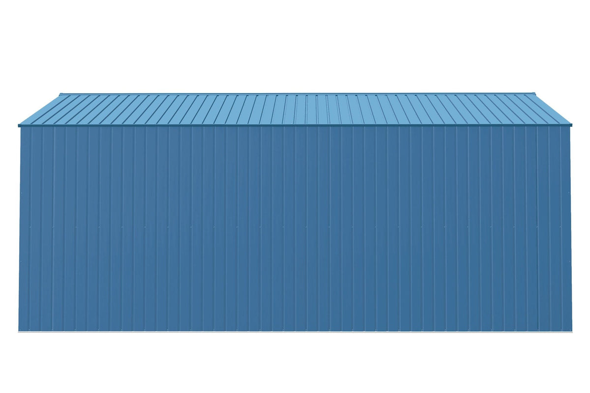 Arrow Elite 14x16-ft Blue Grey Corrosion-Resistant Steel Shed