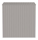 Arrow Elite Steel Storage Shed with Pent Roof, Cool Grey, 6-ft x 4-ft