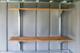 Arrow Galvanized Steel Shelf Kit with Hanger and Brackets