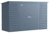 Arrow Select Galvanized Steel Storage Shed, Blue Grey, 10-ft x 4-ft