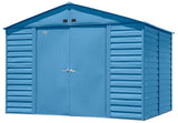 Arrow Select Galvanized Steel Storage Shed, Blue Grey, 10-ft x 8-ft
