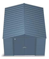 Arrow Select Galvanized Steel Storage Shed, Blue Grey, 10-ft x 8-ft
