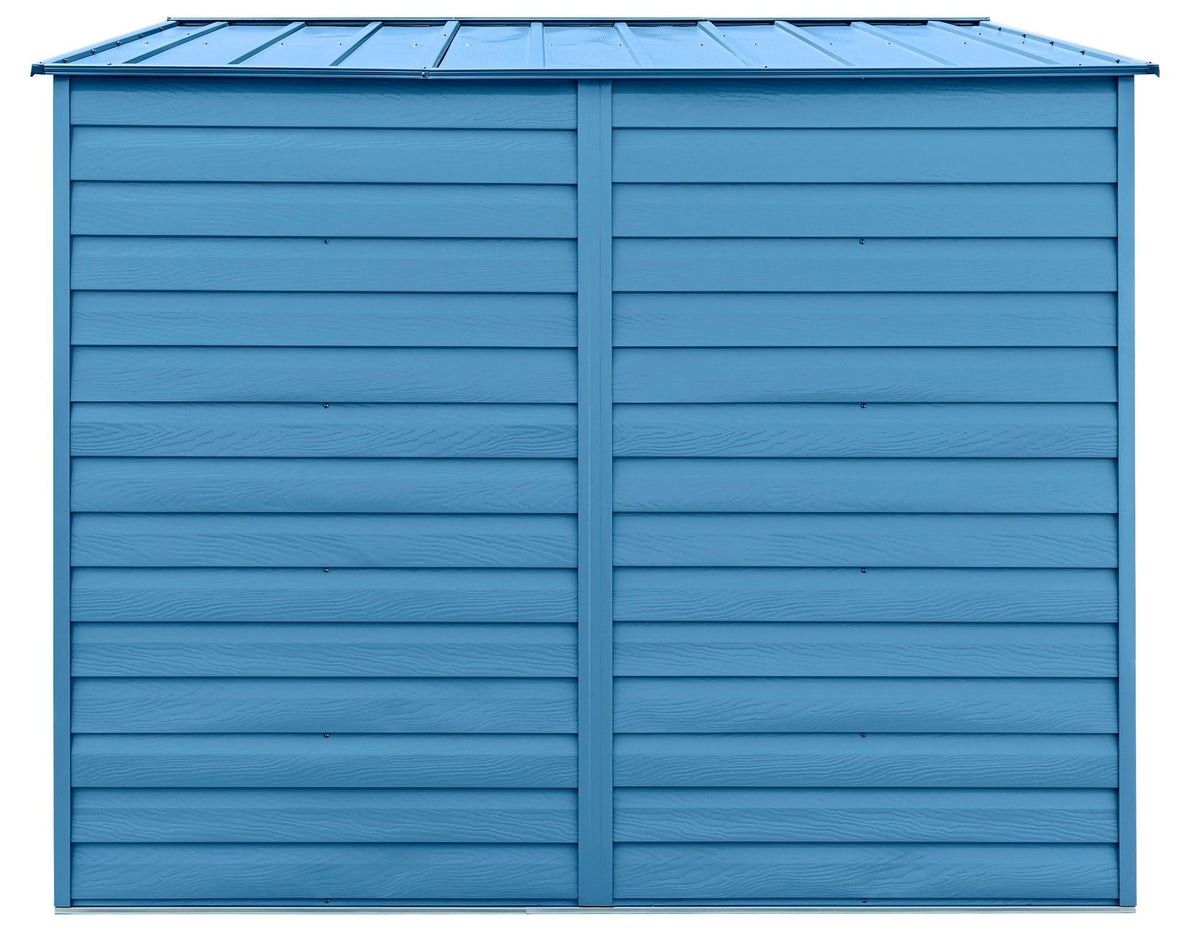 Arrow Select Galvanized Steel Storage Shed, Blue Grey, 10-ft x 8-ft