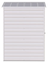 Arrow Select Galvanized Steel Storage Shed, Flute Grey, 6-ft x 5-ft