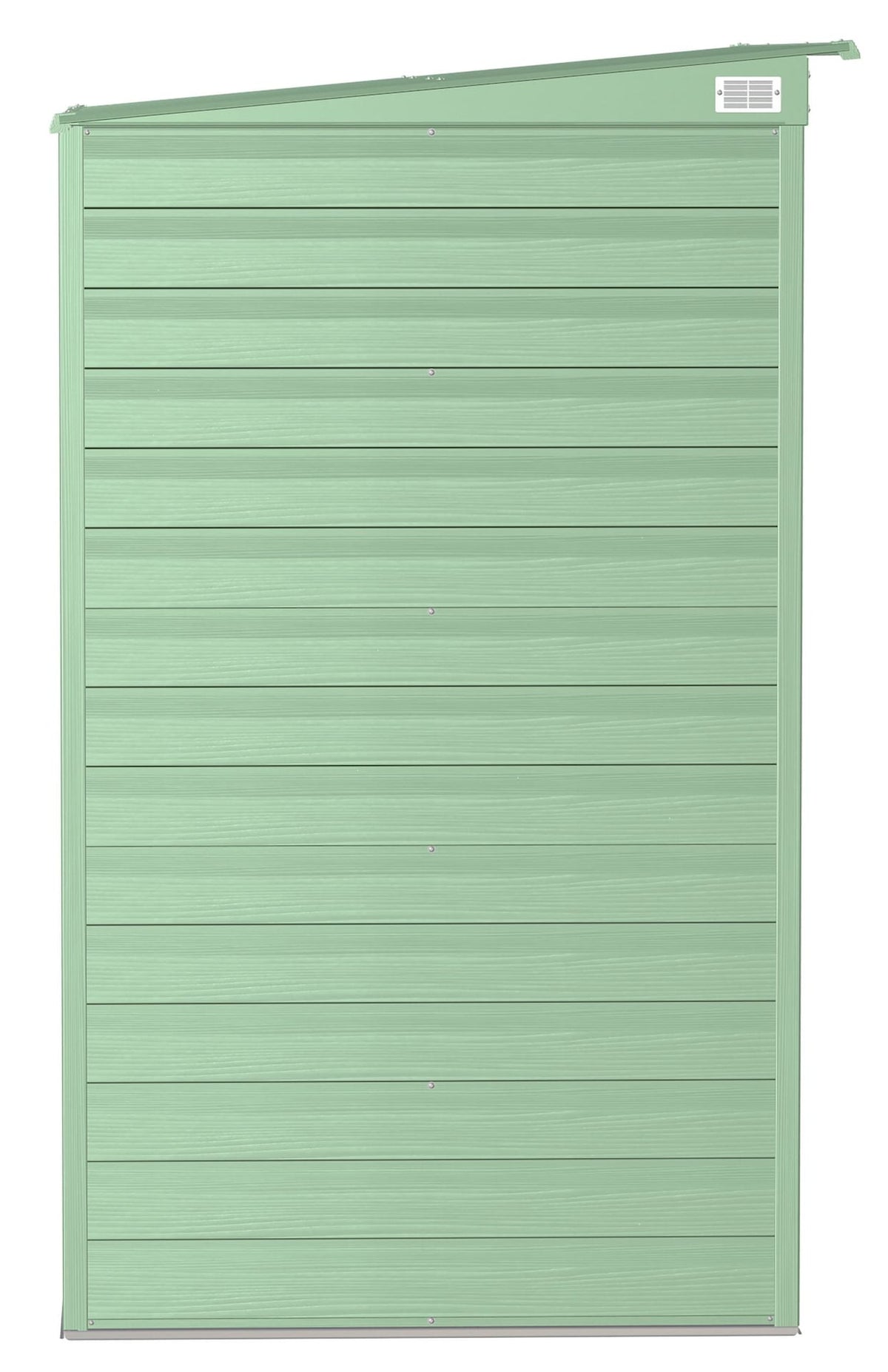 Arrow Select Galvanized Steel Storage Shed, Sage Green, 6-ft x 4-ft