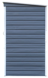 Arrow Shed-in-a-Box Steel Storage Shed, Charcoal/Cream, 6-ft x 4-ft
