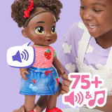 Baby Grows Up Berry Boo Interactive Talking Baby Doll with 75+ Sounds