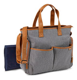 Fashion Tote Diaper Bag with Changing Pad, Assorted