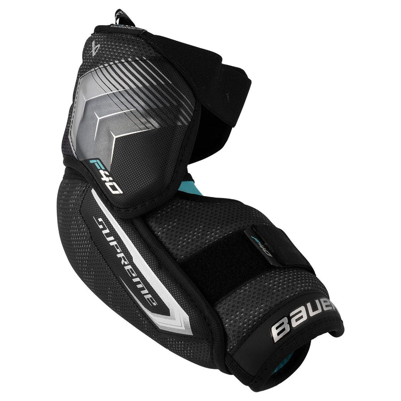 Supreme F40 Hockey Elbow Pads, Senior, Black, Assorted Sizes P4105