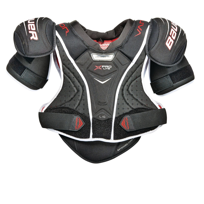 Vapor X Pro Lite Junior Hockey Shoulder Pads, Comfortable and Lightweight, Black U1360