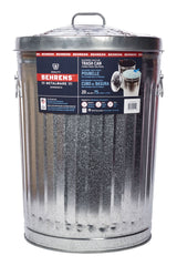 Galvanized Steel Circular Multi-Purpose Garbage Can, 75-L (19.8 US gal)