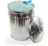 Galvanized Steel Circular Multi-Purpose Garbage Can, 75-L (19.8 US gal)