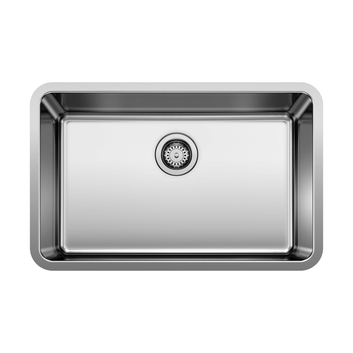 Single Bowl Undermount SS Kitchen Sink, 28-in