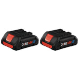 18V 4Ah Batteries, 2-pk