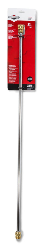 Quick-Connect Stainless Steel Wand Compatible with 4000 PSI Gas Pressure Washer, 33-in (83.82 cm)