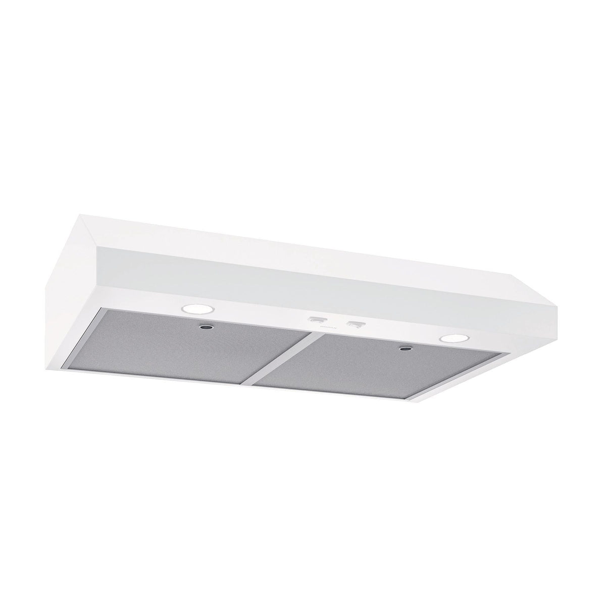 Glacier1 350CFM Under Cabinet Kitchen Exhaust Fan Range Hood, White, 30-in
