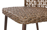 CANVAS Grayling Wicker Outdoor Patio Chat Set with Padded Cushions, Brown, 3-pc