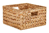 Canvas Hazel Square Woven Water Hyacinth Storage Basket