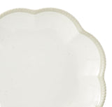 CANVAS Scalloped Side Plate, BPA-free, Plastic, Ivory Colour