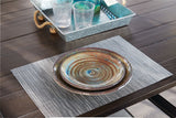 CANVAS Seashore Outdoor Hand Painted Side Plates, 1-pc
