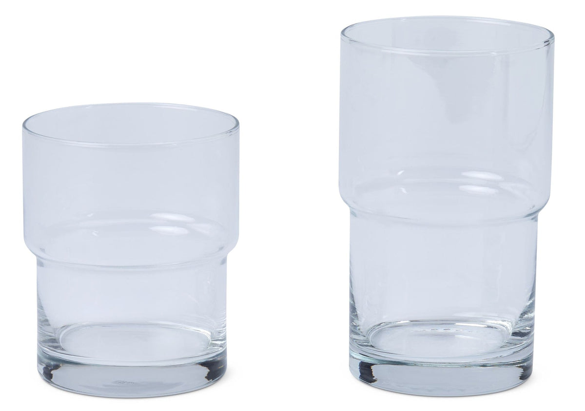 CANVAS Stacking Glassware Tumbler Set, 12 & 16 oz, 16-pc