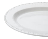 CANVAS Whitworth Oval Stoneware Platter, 11.3-in, White