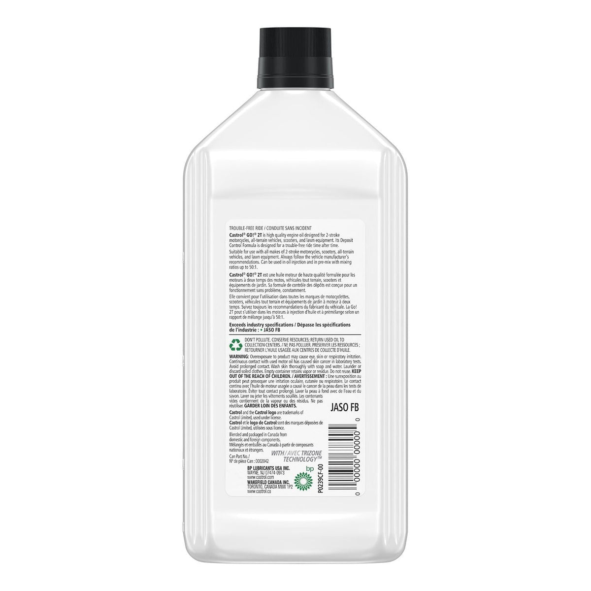 Go! 2-Stroke 2T Motorcycle Oil, 1-L