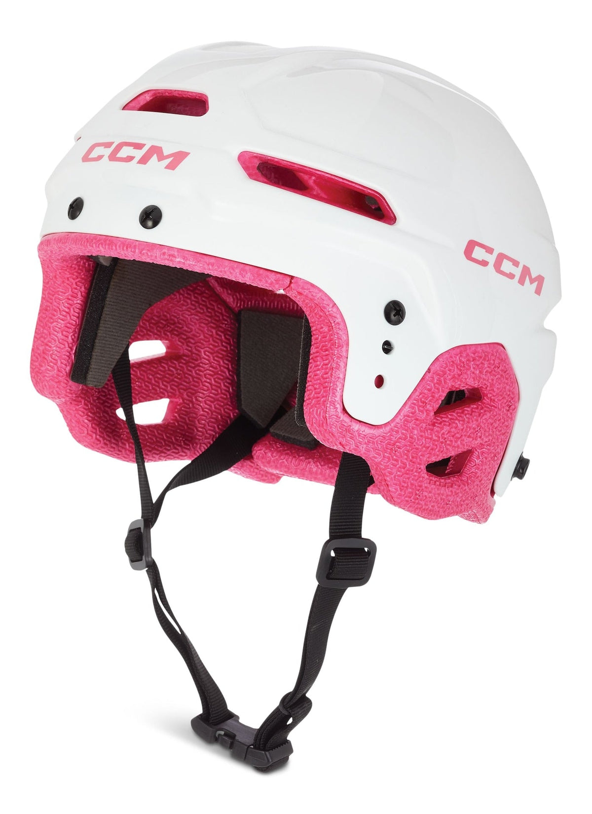 Multi-Sport Hockey Helmet, Youth, White/Pink