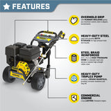 Champion Power Equipment PRO 4200 PSI 4.0 GPM Commercial Duty Low Profile Gas Pressure Washer
