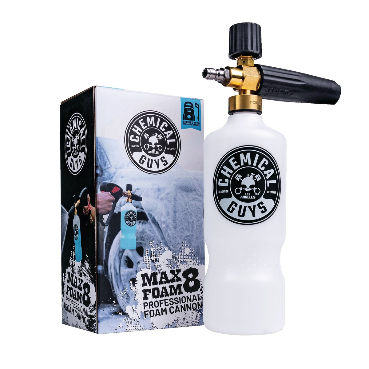 Professional Max Foam Cannon Compatible with 4200 PSI Pressure Washer 14-in