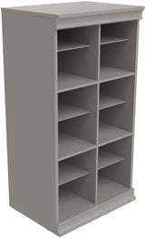 Modular Adjustable Divided Storage Shelves/Unit, Taupe