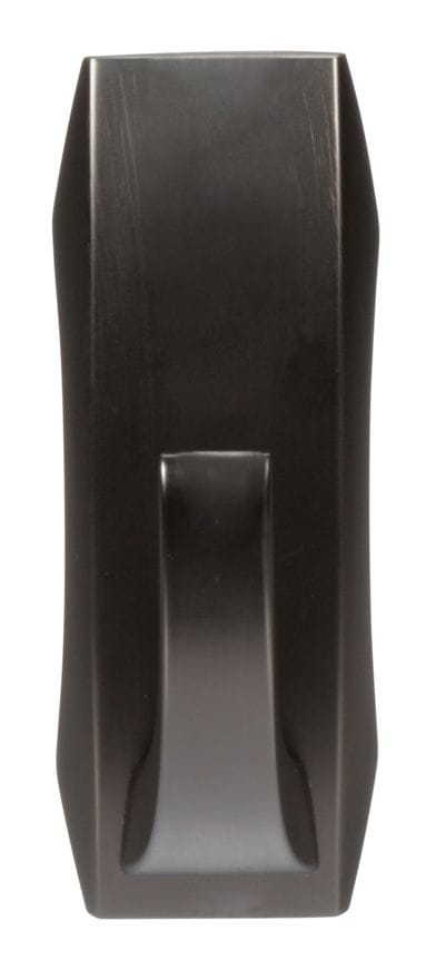 Command Large Metal Décor Hook with Adhesive Strips, Oil Rubbed Bronze, 5-lbs, 1 Strip per Pack
